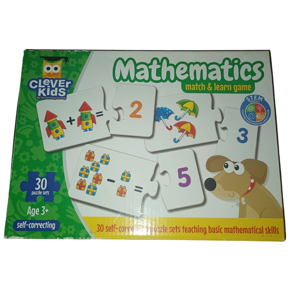 Mathematics Match & Learn Game - Multicolor
